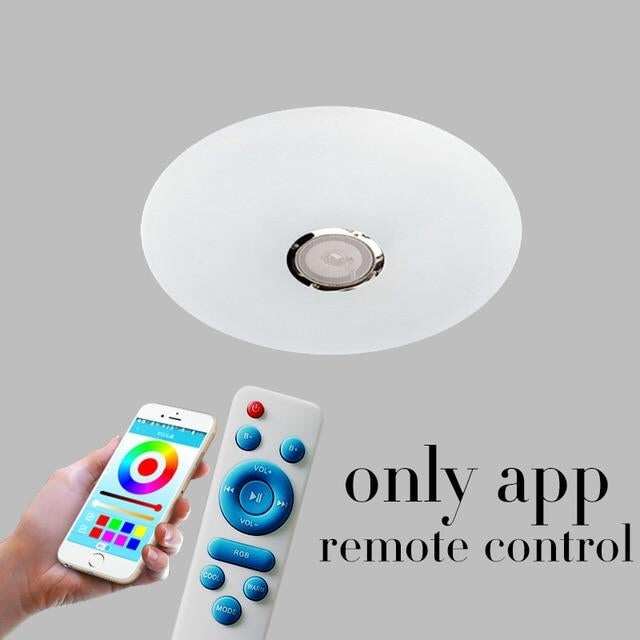 LED ceiling Lights RGB Dimmable 36W APP Remote control Bluetooth Music light bedroom lamps Smart ceiling lamp
