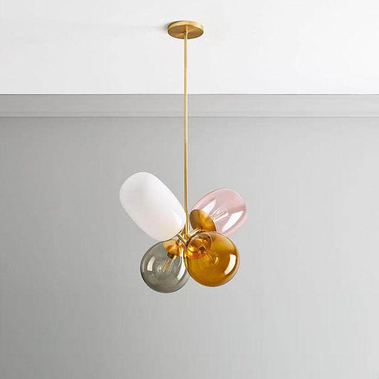 Personalized Color Bubble Ball Glass Chandelier Creative Simple Modern Dining Room Bedroom Clothing Shop Balloon Chandelier