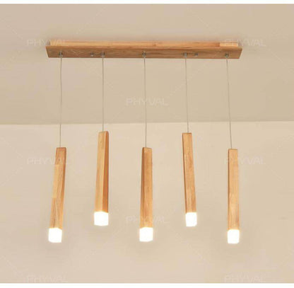 Led Pendant Lamp  Matchstick Pendant Lamp Wooden Light Creative Pendant Lamp Bar Saloon Restaurant Home Modern  Solid Wood Lamp