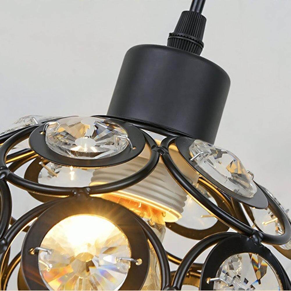 E26/E27 Retro Metal+Cloth Pendant Lamp For Indoor Living Room Dinning Room Hallway Indoor Lighting Hanging Lamp