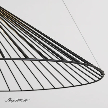 Postmodern Pendant Lights Iron  Vertigo Suspension Dining Room Luminaire Steel Lamp for Living Room