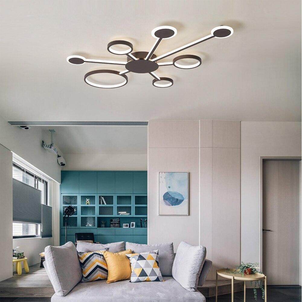 Modern Led Spaceship Chandelier Lighting Nordic Creative  Pendent Lamp For Living/Dining Room Bedroom Kitchen  Home