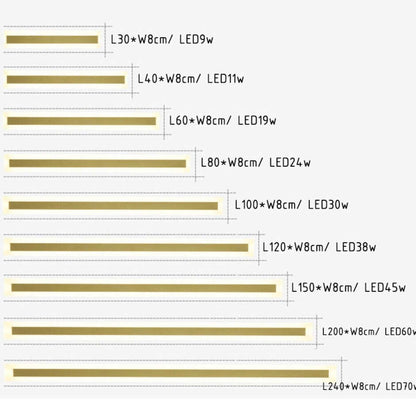 Outdoor Lighting Tall LED Wall Lamp IP65 Waterproof Aluminum Dimmable Gold Garden Porch Sconce Light 110V -220V Street Luminaire