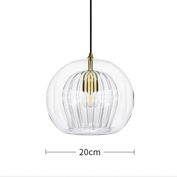 Nordic Modern Glass Pendant Lamp Restaurant Bedroom Bedside Dining Room Kitchen Lights Island Counter Bar Lighting Hanging Home