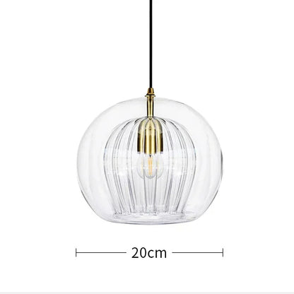 Nordic Modern Glass Pendant Lamp Restaurant Bedroom Bedside Dining Room Kitchen Lights Island Counter Bar Lighting Hanging Home