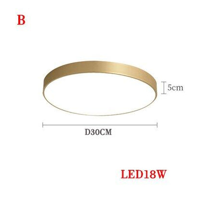 Modern atmosphere light luxury ultra thin ceiling lamp bedroom living room kitchen dining room ceiling lamp