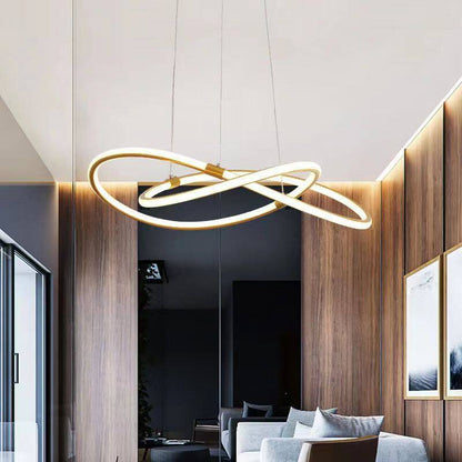 Modern Pendant Light With Remote Dimmabl Decor Living Room Chandeliers Led Simple Luminaire Dimming Kitchen Florarium Fixtures