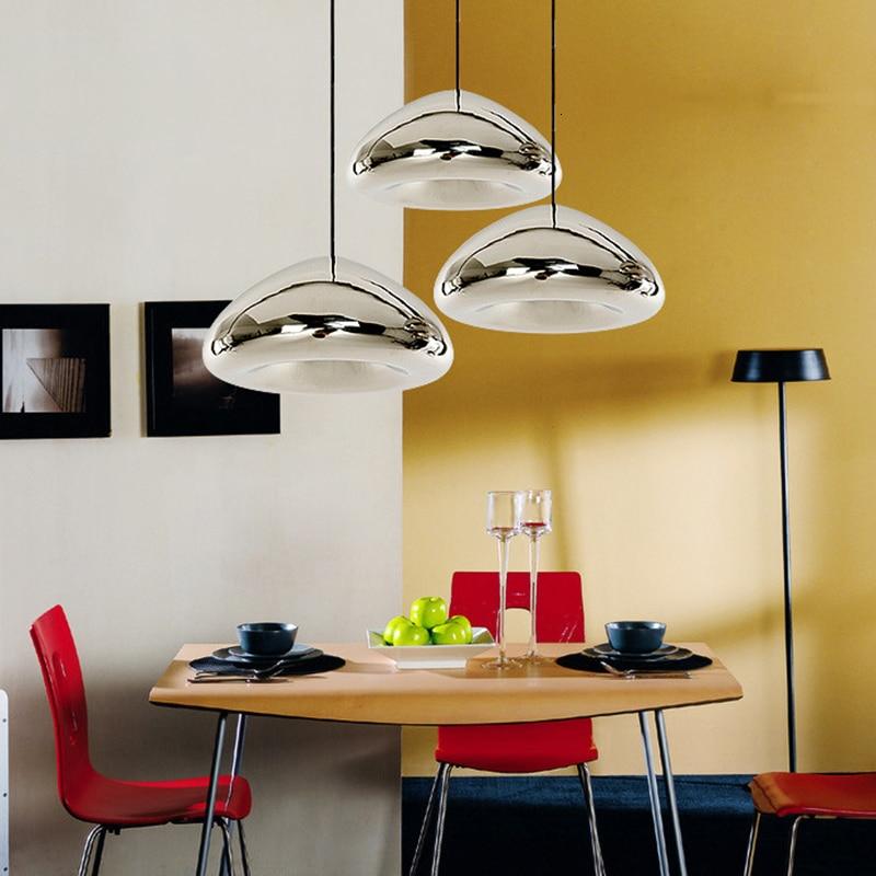 Art Deco Modern Novelty Glass Pendant Light LED E27 With 3 Colors For Parlor Bedroom Dining Room Cafe Hotel Restaurant Office
