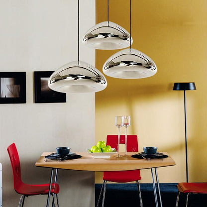 Art Deco Modern Novelty Glass Pendant Light LED E27 With 3 Colors For Parlor Bedroom Dining Room Cafe Hotel Restaurant Office