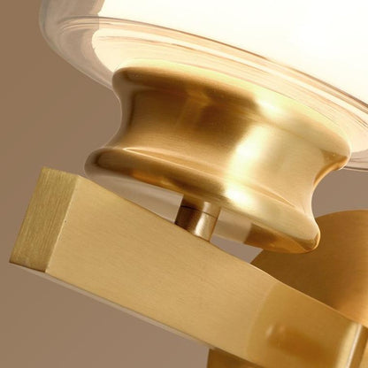 New Living Room Bedroom Mirror Front Wall Lamp Minimalist Copper Wall Lamps