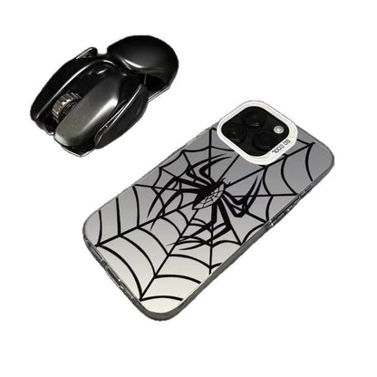 New Black Web Spider Case for IPhone XS Max 17 Air 16e 12 13 11 17 Pro Max 7 8 15 16 14 Plus 13 Mini IPhone Case