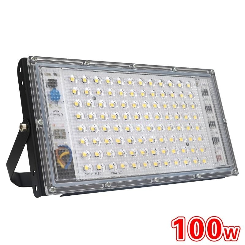 100W Led Flood Light AC  Outdoor Floodlight Spotlight IP65 Waterproof LED Street Lamp Landscape Lighting
