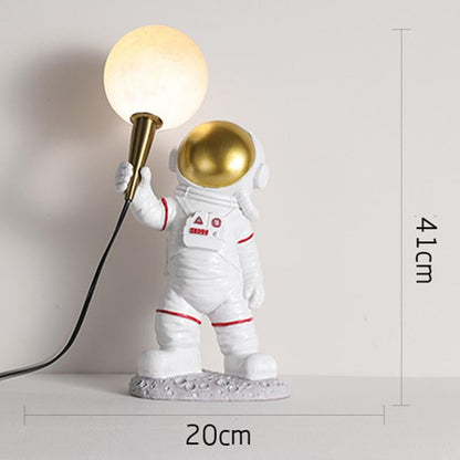Astronaut Table Lamp Creative Small Night Lamp Moon Decorated Astronaut Wall Lamp