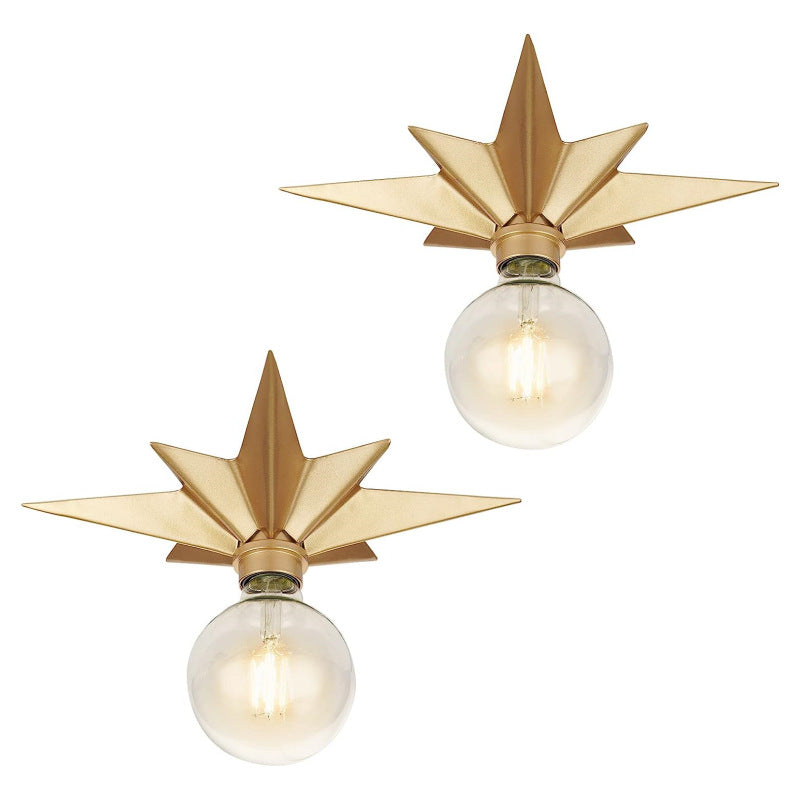 Creative Star Wall Lamp LED Wall Lamp for Luxury Living Room Bedroom Bedside Hotels Background