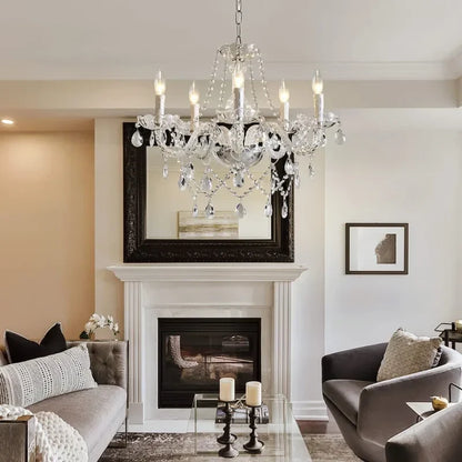 Europe Luxury Chandelier Lights Crystal Chandeliers Decor Loft Living Dining Room Pendant Indoor Lighting