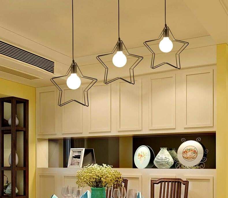 Modern Pendant Lights Minimalist Restaurant Lamps North American Industrial Pendant Lamp Dining Room Decoration Lighting E27