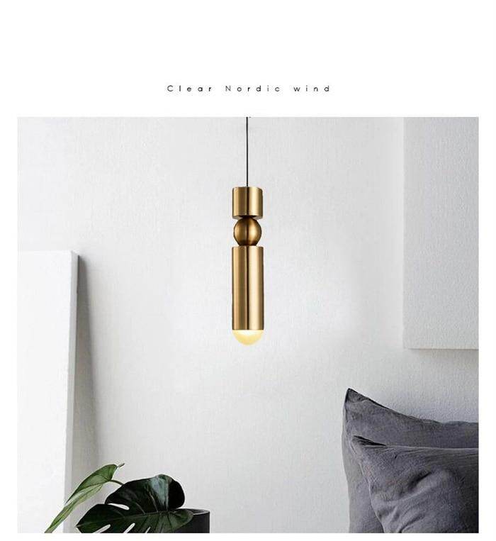 Nordic Pendant Lamp Modern Kitchen Lamp Dining Room Bar Counter Shop Pipe Pendant Down Tube LED Lights Office Livingroom