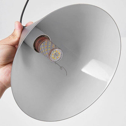 Modern Pendant Lamp Light Black Metal Long Wire Simple Shape Kitchen Bar Hanging Lamp Bedside Suspension Lighting Creative Lamp