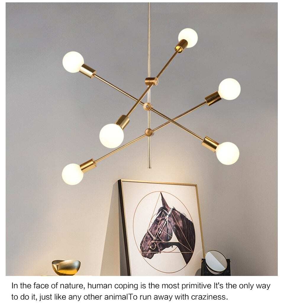 Nordic Modern Pendant Lights Long Pole Designer Pedant Lamps Ceiling Art Decoration Hanging Lamp Bar Dining Kitchen Living Room