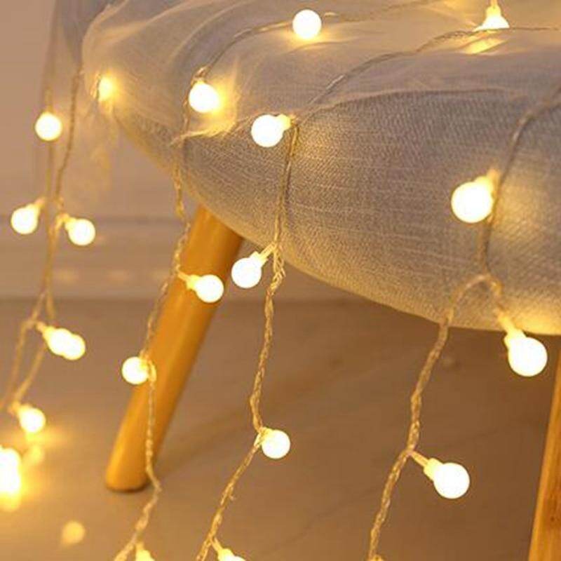 2M 5M 10M Cherry Balls LED  Fairy String Lights Battery USB Operated Wedding Christmas Outdoor Room Garland Decoration