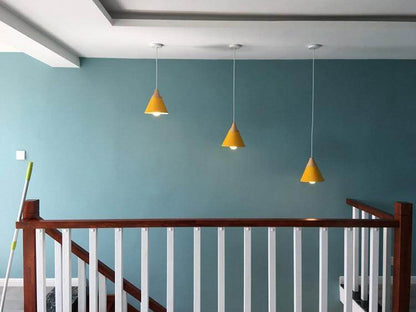 Nordic Combined Bar Real Wood Pendant Lights Multicolor Aluminum Lamp Shade Pendant Lamps for Dining Room Home Lighting Fixture