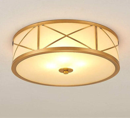 Vintage Design LED Ceiling Lights Round Simple Lampara De Techo Mmoderna Lighting Fixtures Living Room Bedroom Kitchen