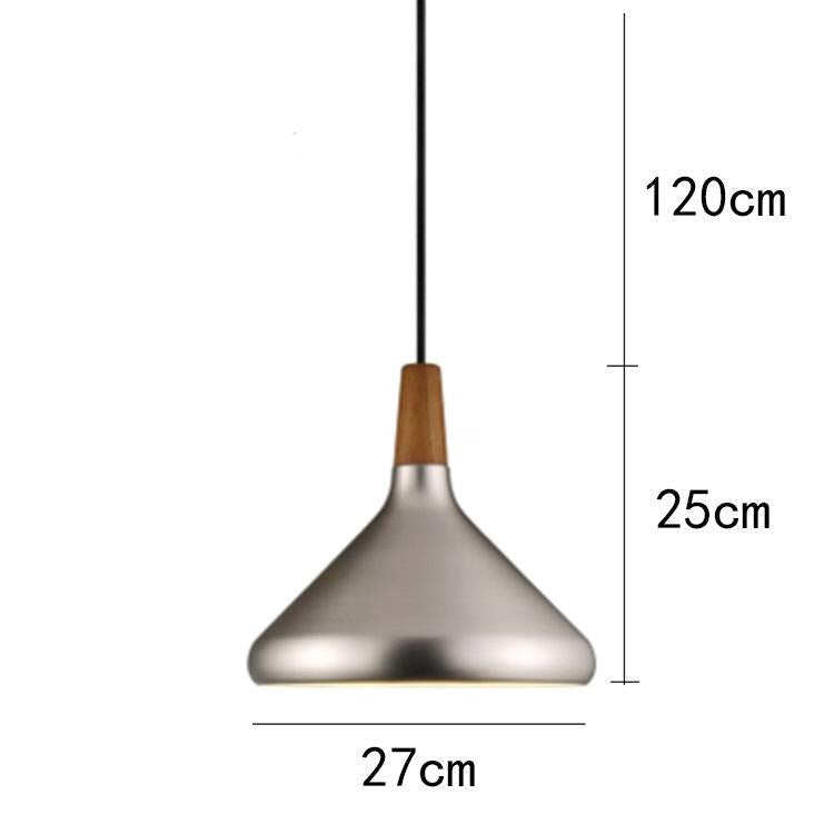 Brushed Gold/Silver Modern Pendant Lights Industrial  Kitchen Pendant Lamp Shade Light For Dining Room Kitchen Decoration