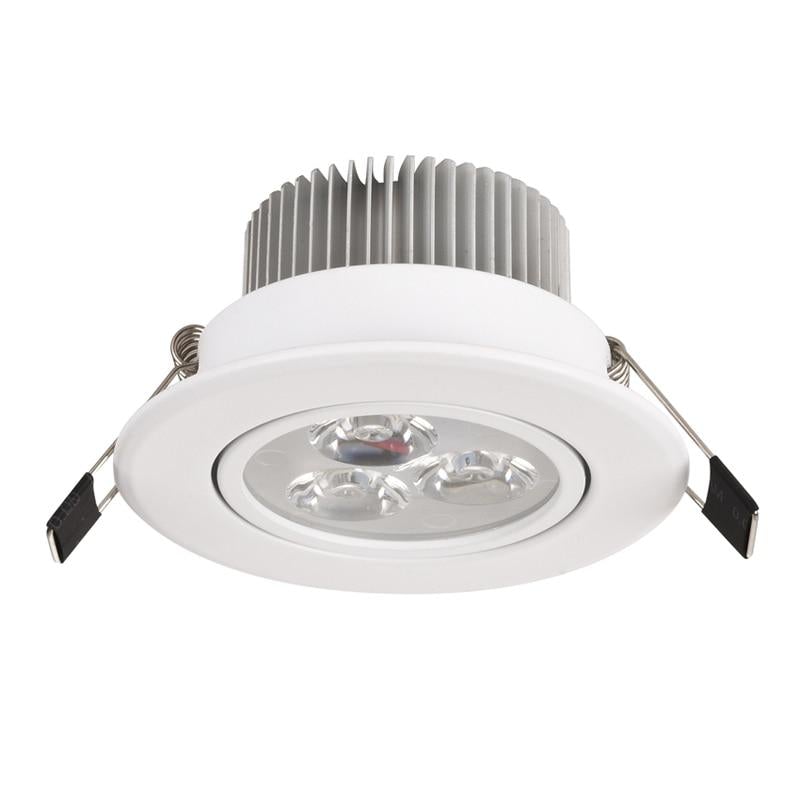 1pcs Spot led 1W 3W 4W 5W 7W Downlight Residential Dimmable Warm Nature Pure White Recessed LED Lamp Light Adjustable