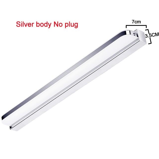 LED Mirror Light 40/50cm 9W/12W Waterproof Modern Cosmetic Acrylic Wall Lamp For Bathroom Light sconce lamp ZJQ0004