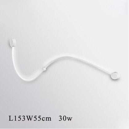 LED Postmodern Nordic Iron Aluminum Acrylic Belt LED Lamp LED Light Wall lamp Wall Light Wall Sconce For Store Bedroom Corridor