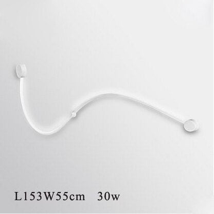 LED Postmodern Nordic Iron Aluminum Acrylic Belt LED Lamp LED Light Wall lamp Wall Light Wall Sconce For Store Bedroom Corridor