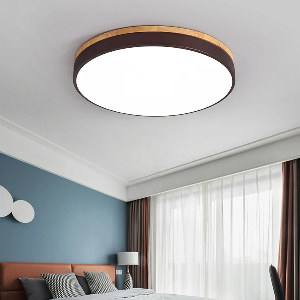 LED Ceiling Lamp Round 5cm Super Thin Surface Mounted Ceiling Light Living Room Bedroom Kitchen Macaroon Ceiling Hotel Lighting