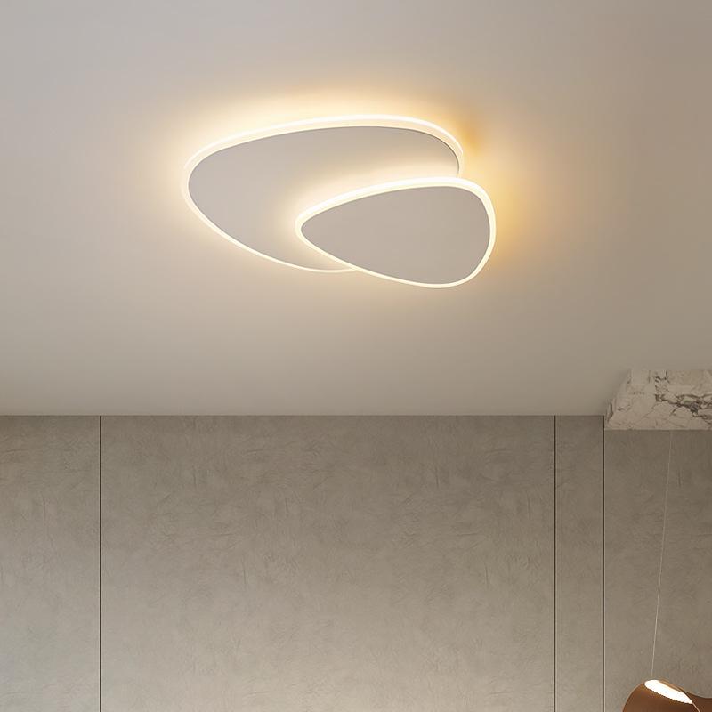 Minimalist Master Bedroom Lamp Nordic Room Lamp Modern Simple Creative Bedroom Master Lamp Triangular Pebble Ceiling Lamp