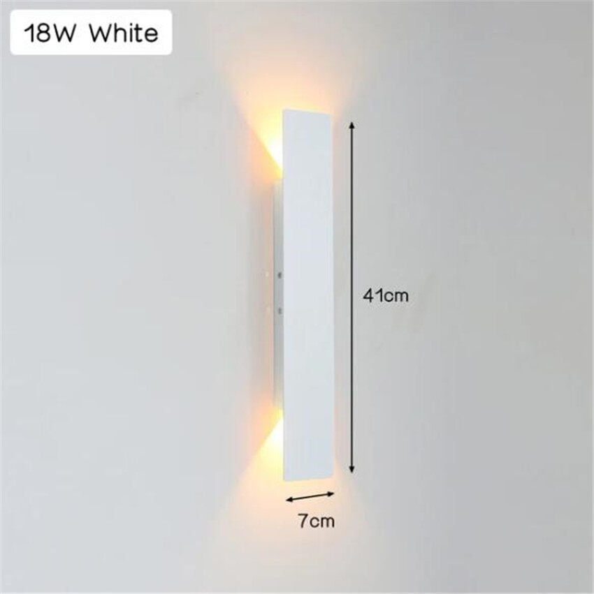Modern Led Waterproof Outdoor Up Down Wall Lamp IP65 Aluminum 18w LED Wall Light Indoor Decorated Wall Sconce