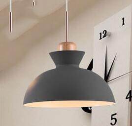 Nordic simple modern bedroom personality bar creative wrought iron color dining restaurant chandelier solid wood lamp