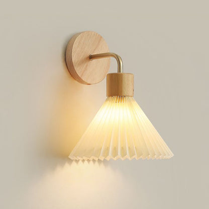 Nordic LED Wall Lamp Modern Wood Wall Light Indoor Lighting Room Decor Sconces For Bedside Bedroom Living Room E27 Bulb