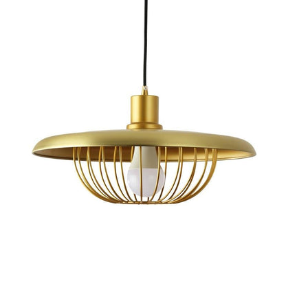 Simple Nordic Single Head Chandelier Personalized Bar Restaurant Bedroom Lamp Coffee Shop Hat Shadow Chandelier