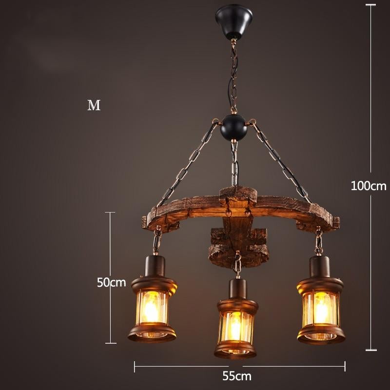 The Coffee Restaurant Bar Bar Has A Retro Idea of American Chandeliers