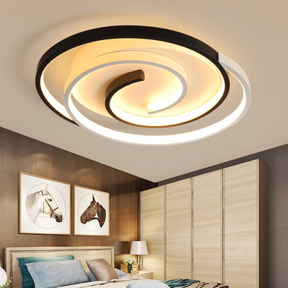 220V 230V Household LED Ceiling Lights Modern Living Room Bedroom Ceiling Light 40/50cm Simple Ceiling Lamp Low Floor Lighting
