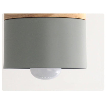 LED Wood Pendant Light Modern Nordic Pendant Lamp LED Pendant Lighting Bedroom Bedside Study Corridor Hotel Pendant Lamps