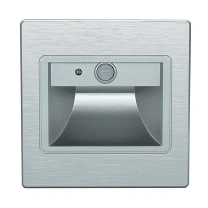 1.5W LED Embedded Wall Light,Intelligent lamp,PIR Sensor Stair Light, Kitchen Lamp Step Corridor Bathroom, Smart Indoor lighting