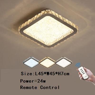 Modern K9 Crystal Circular Square Ceiling+Lights Room Light Suspension Luminaire Plafonnier LED Living Room Lights Lustre