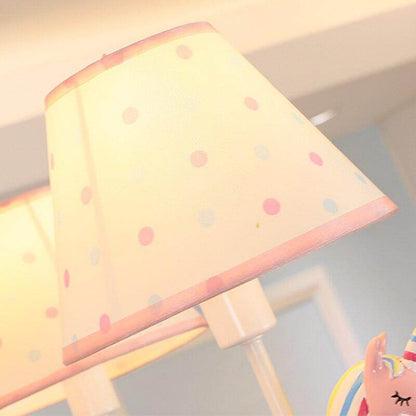 Chandelier Children's Room Lamp Boy And Girl Baby Bedroom Chandelier Nordic Pastoral  Cartoon Creative Pegasus Lamps