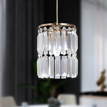 Nordic LED Gold Pendant Hanging Light Crystal Ceiling Lamps Modern Chandelier Lustre Dining Table Kitchen Island Decor Fixtures