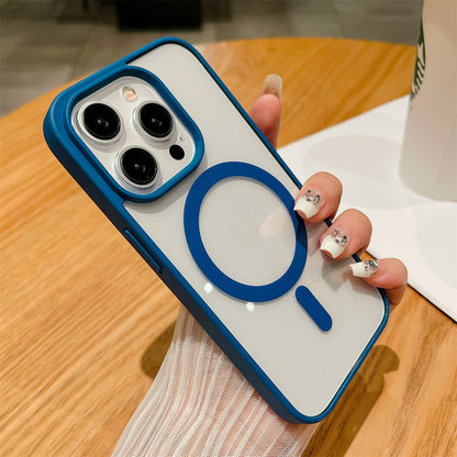 Luxury Shockproof For Magsafe Wireless Charge Case for iPhone 17 16 15 14 13 12 11 Pro Max XR Air Clear Magnetic Bumper Cover