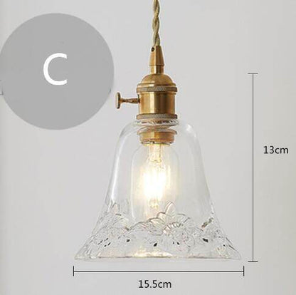 Nordic Post-modern Creative Glass Single-head E27 Pendant Light For Dining Room Living Room Bedroom Restaurant Cafe Store Window