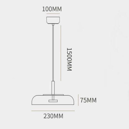 Restaurant Single Chandelier Simple Modern Dining Room Lamp Creative Minimalist Table Lamp Personality Bedside Art Lamps