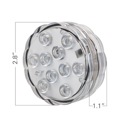 Underwater Light RGB Waterproof LED Super Bright Swimming Pool Pond Aquarium LED Lamp Battery Powered With IR Remote