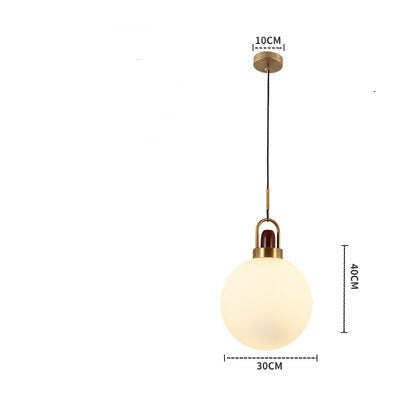Glass Chandeliers In Restaurants Are Simple and Creative Semi-circular Cream Bar Shops Decorate Bedside Lamps