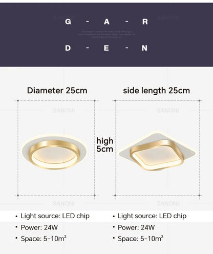 Modern LED Aisle Ceiling Light Chandelier For Corridor Stairs Foyer Balcony Bedroom Bathroom Indoor Lighting Fixtures Luster